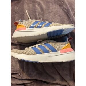 Adidas Racer TR21 Cloudfoam Women's Running Shoes‎ Sneakers Beige Blue